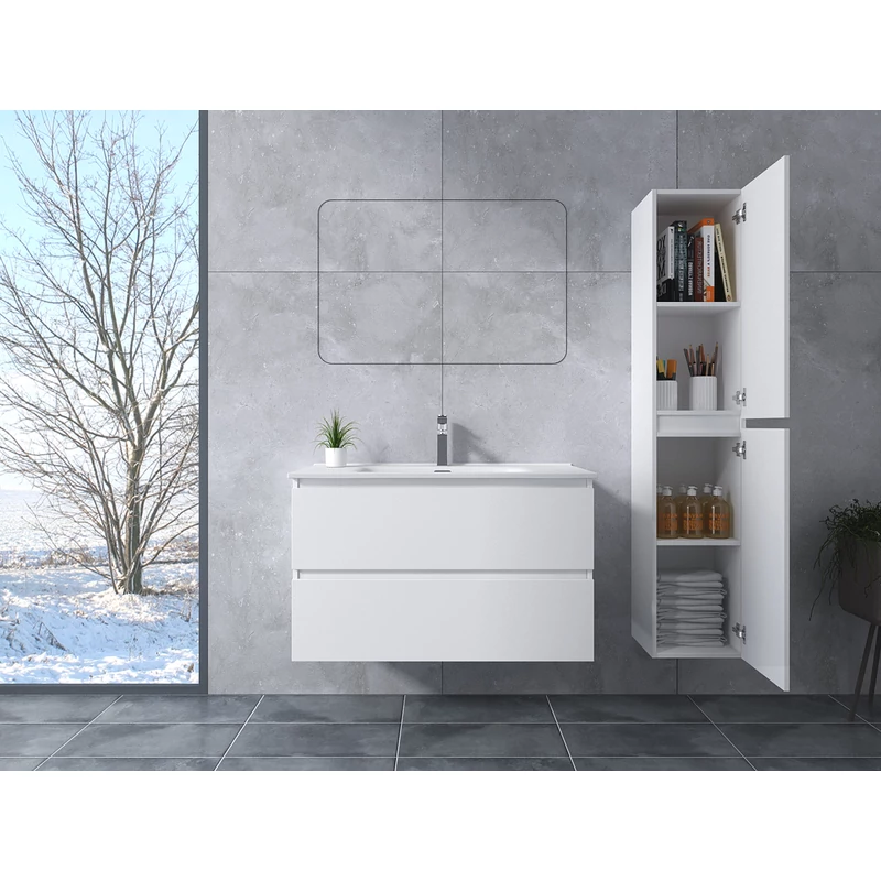 Burgundia White Kúpeľňová skrinka