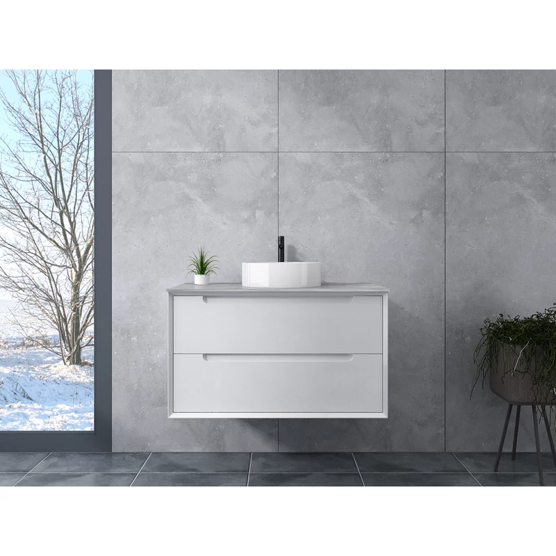 Genova White Kúpeľňová skrinka s umývadlom 60 cm
