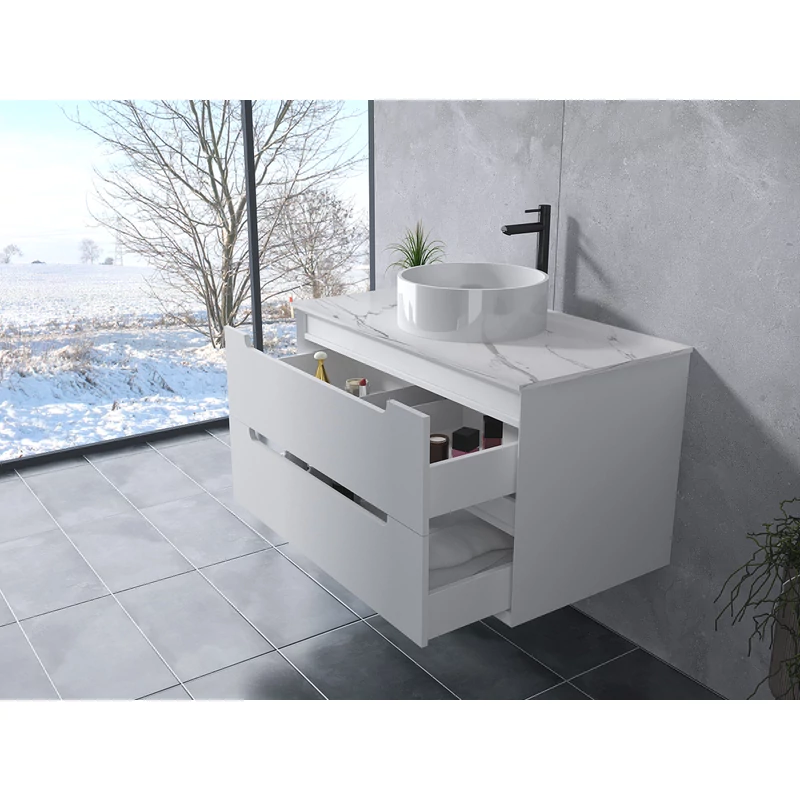 Genova White Kúpeľňová skrinka s umývadlom 60 cm
