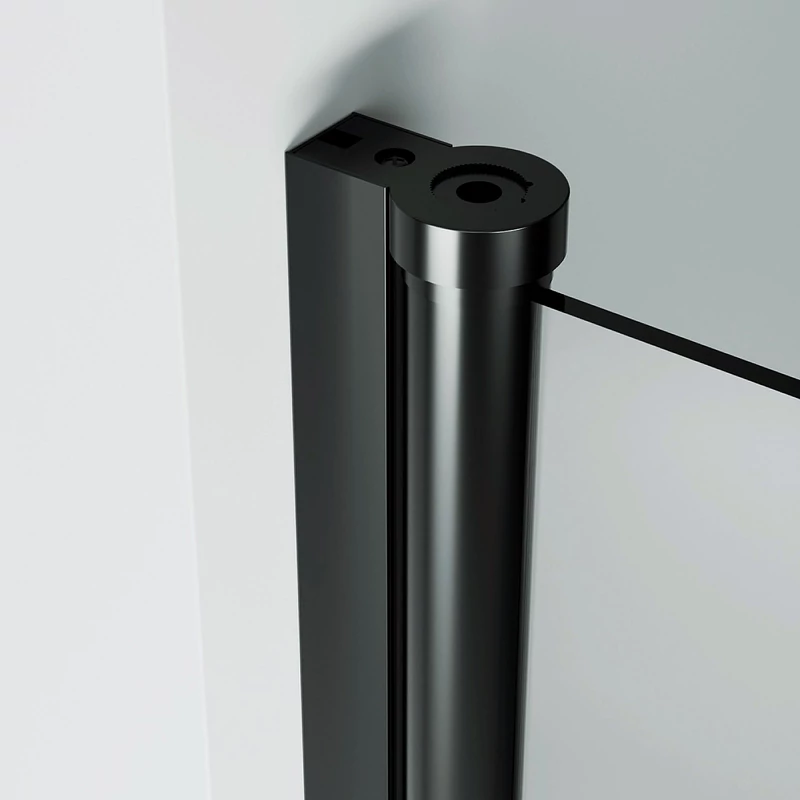 Madeira 80 čierne otváracie sprchové dvere, 190cm, 6mm