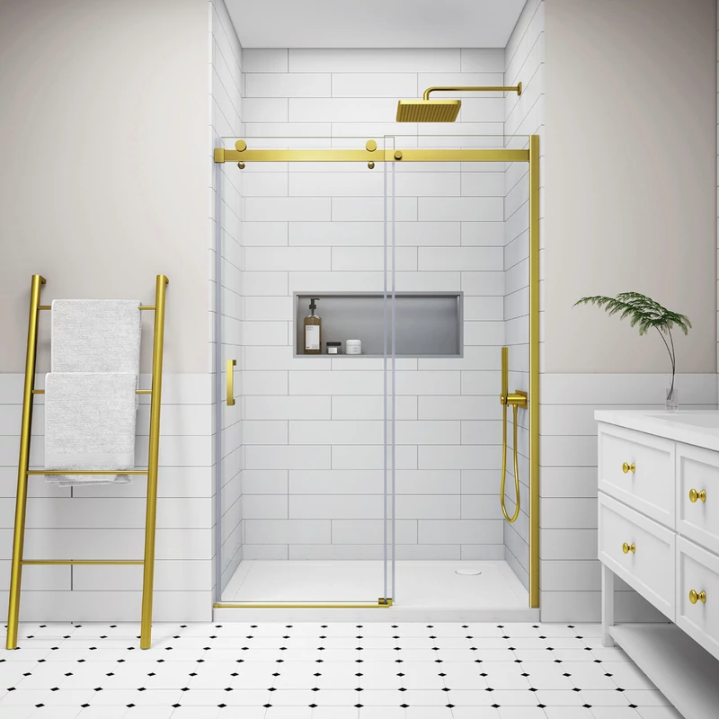 Milano Gold posuvné sprchové dvere, 120x195cm, 8mm