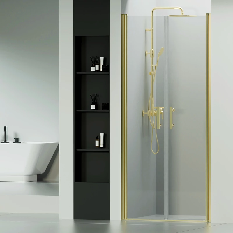 Westy Gold 80 Dvojkrídlové Sprchové dvere, 195cm, 6mm