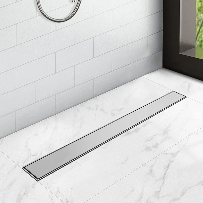 MODERN Sprchový odtok, 50 cm, je možné prekryť dlažbou