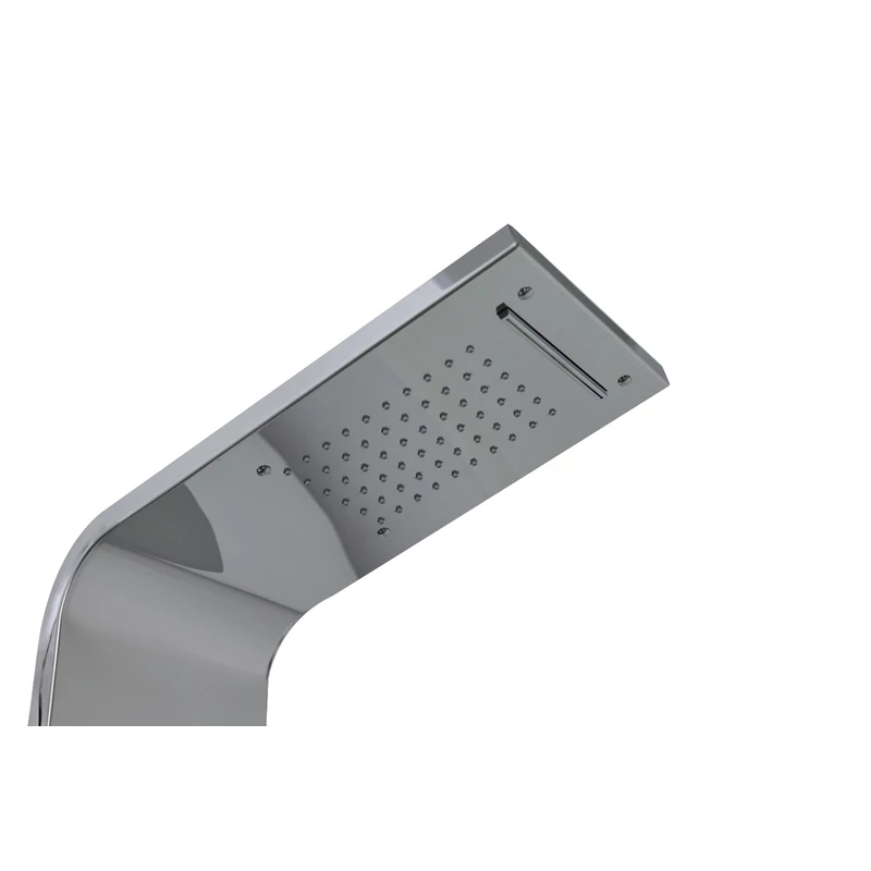 Denver Silver sprchový panel, nehrdzavejúca oceľ BS