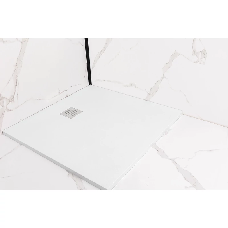 Cagliari White 80x100x2,6 cm Štvorcová, SMC sprchová vanička