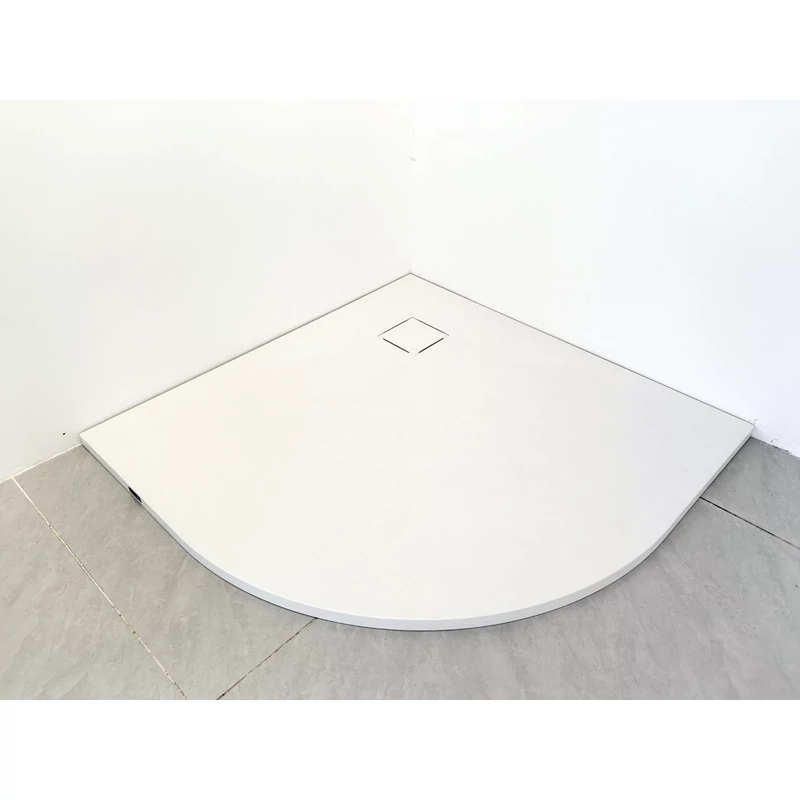 Cagliari White 80x80x2,6 cm Kruhová, SMC sprchová vanička