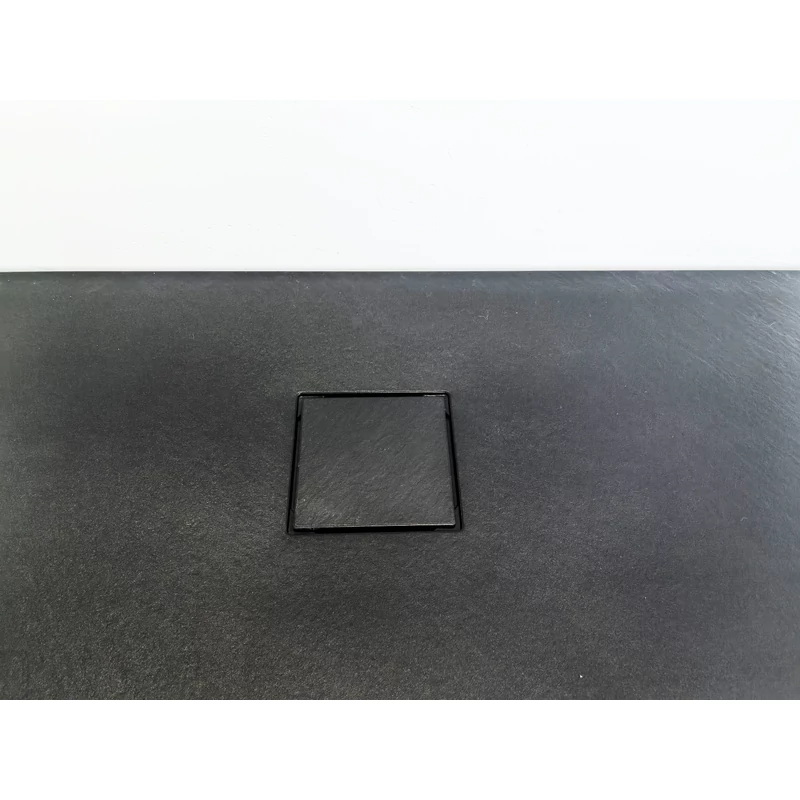 Cagliari Black 80x80x2,6 cm Štvorcová, SMC sprchová vanička