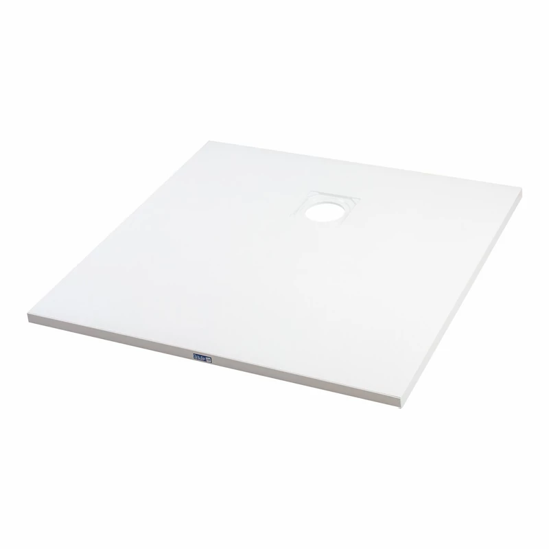 Cagliari White 80x80x2,6 cm Štvorcová, SMC sprchová vanička, so sifonom
