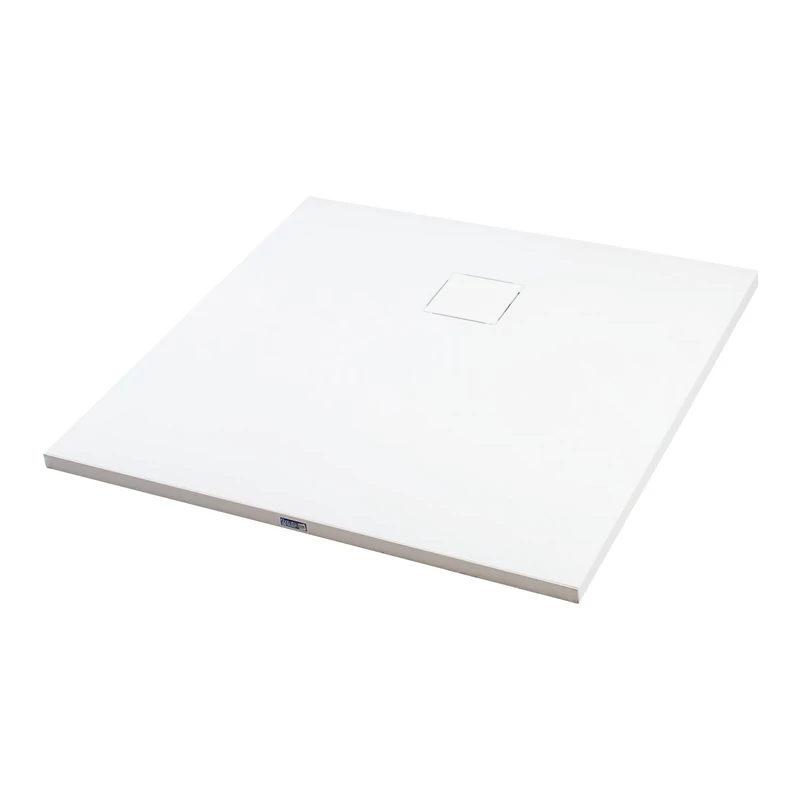 Cagliari White 80x80x2,6 cm Štvorcová, SMC sprchová vanička, so sifonom