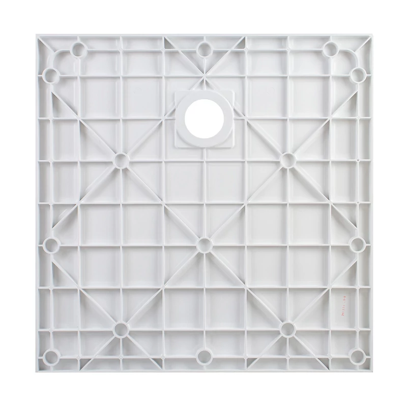 Cagliari White 80x80x2,6 cm Štvorcová, SMC sprchová vanička, so sifonom