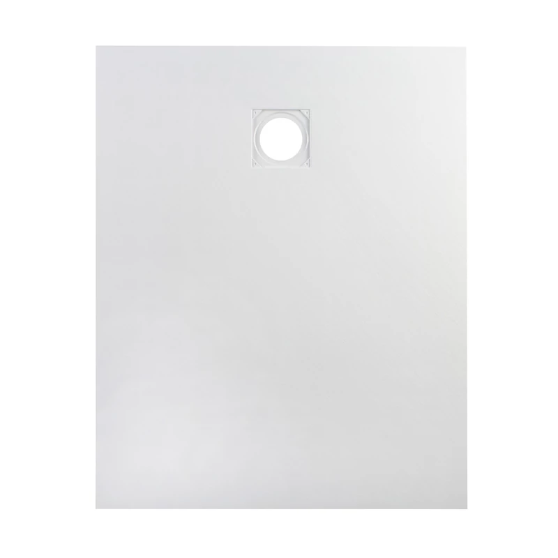 Cagliari White 80x100x2,6 cm Štvorcová, SMC sprchová vanička, so sifonom