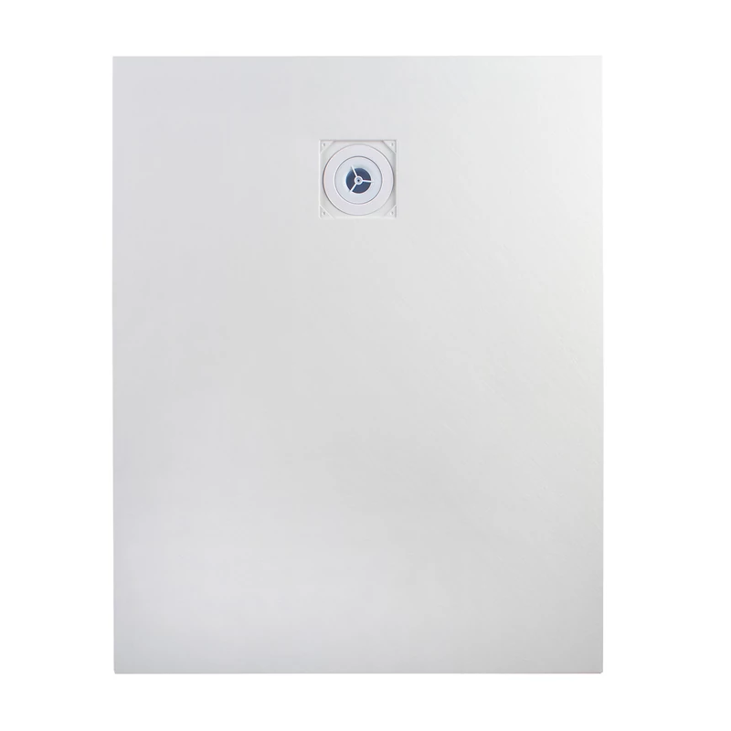 Cagliari White 80x100x2,6 cm Štvorcová, SMC sprchová vanička, so sifonom