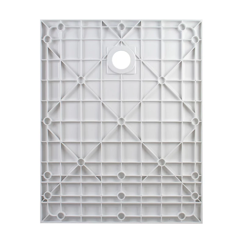 Cagliari White 80x100x2,6 cm Štvorcová, SMC sprchová vanička, so sifonom