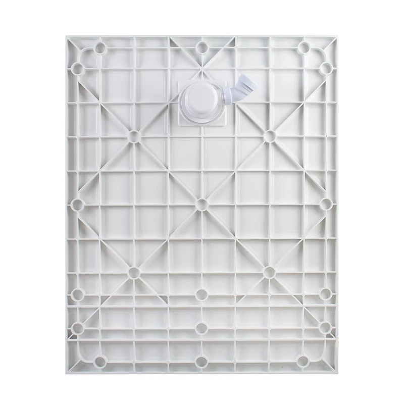 Cagliari White 80x100x2,6 cm Štvorcová, SMC sprchová vanička, so sifonom