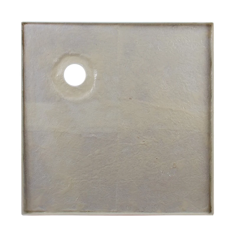 Coria 80x80x5 cm Štvorcová, akrylová sprchová vanička, so sifonom