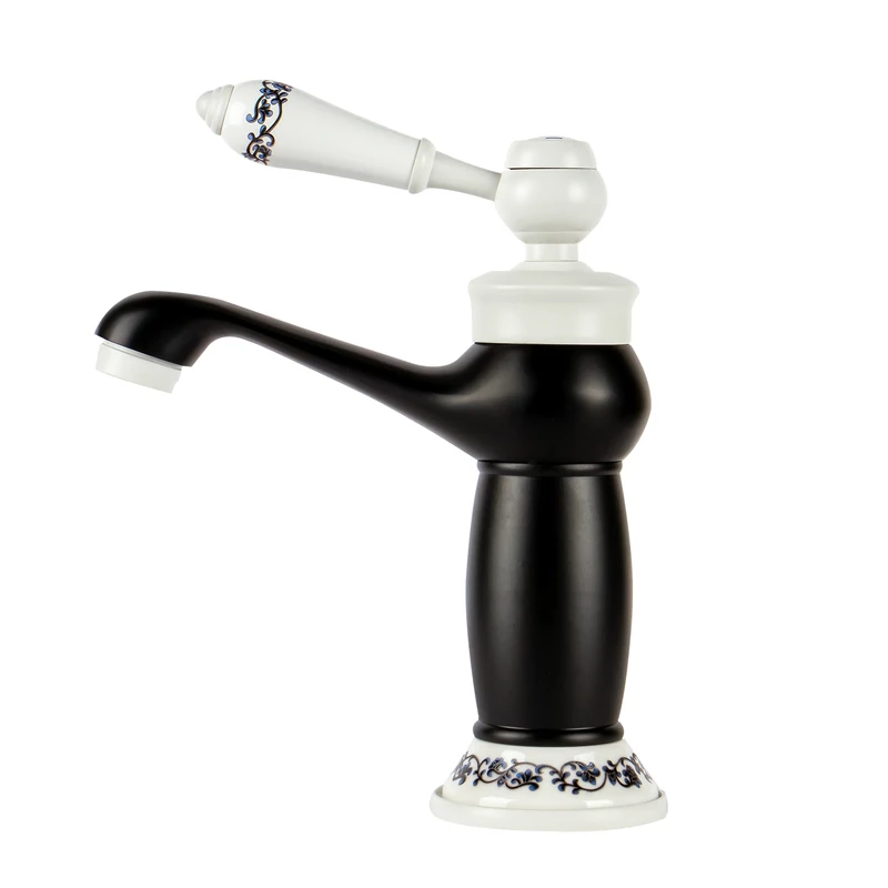 Izmir Black & White Retro bateria umywalkowa