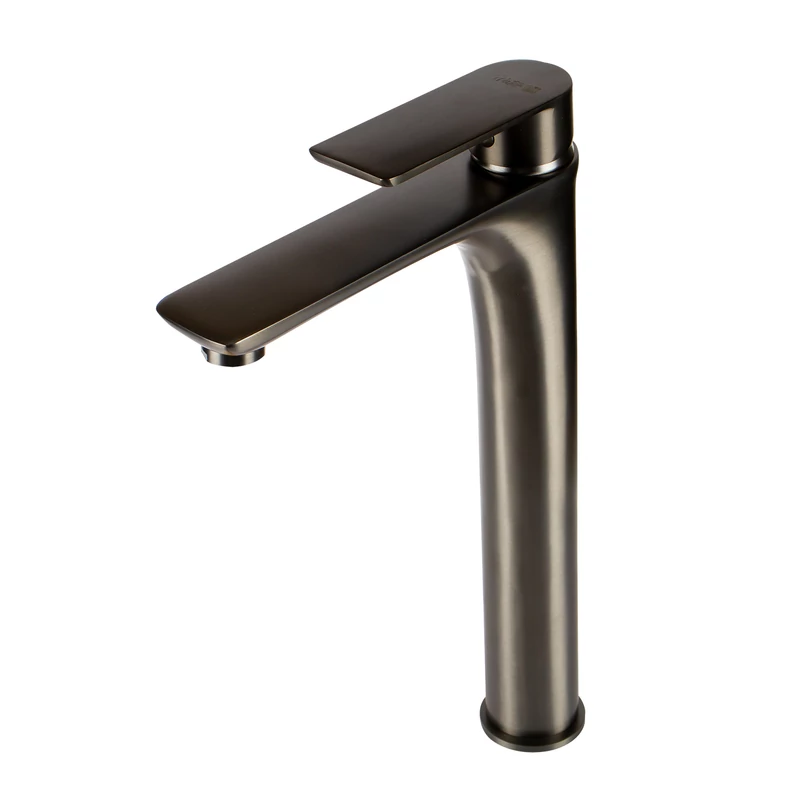 Salzburg Gun Grey Podwyższona bateria umywalkowa