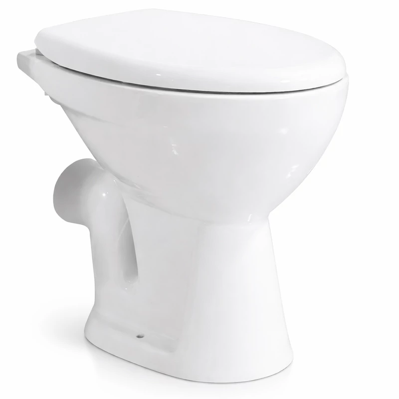 CORI || WC misa s hlbokým splachovaním, keramika, biela, zadný odpad