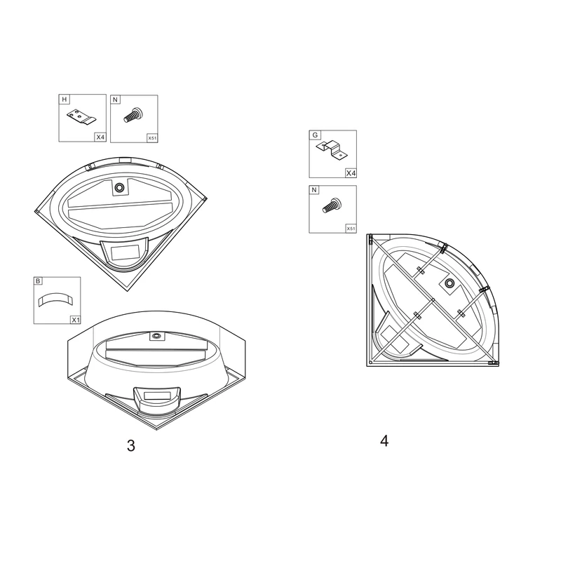 Przedni Panel do wanny symetrycznej 130 cm