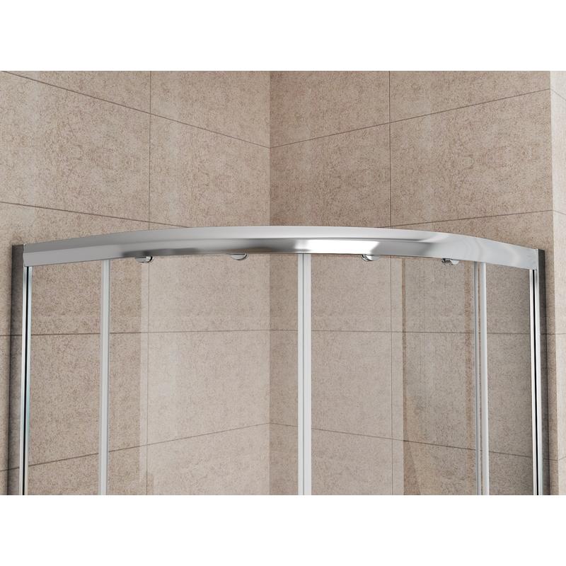 MURCIA sprchový kút zakrivený 80x80, 90x90, 190/195cm, 6mm