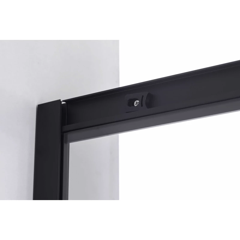 Avignon 6mm Black półokrągła kabina prysznicowa 70*70 190cm