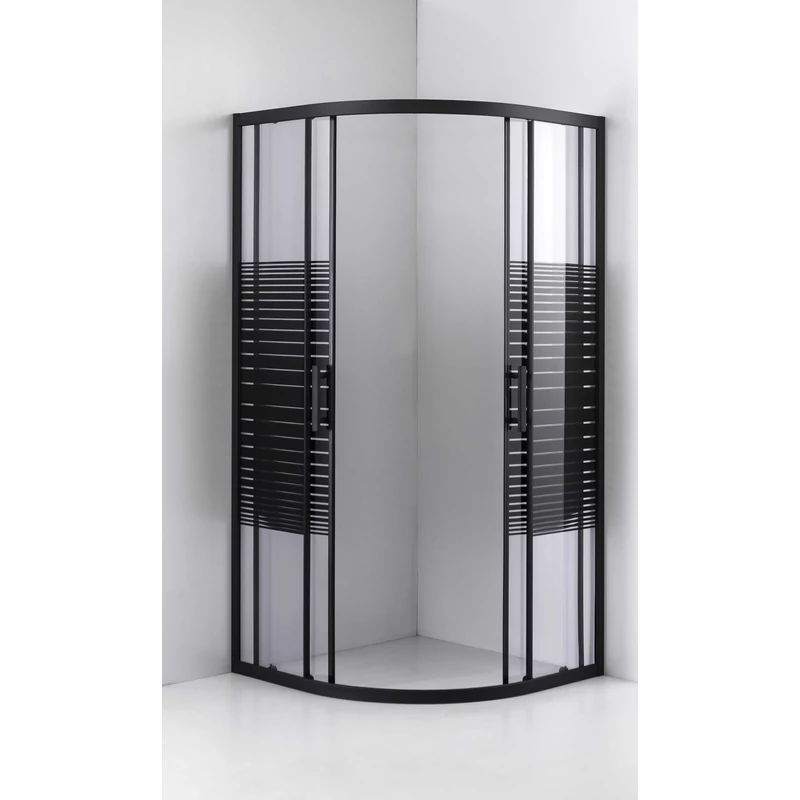 Avignon 6mm Shadow zakrivený Sprchový kút 70*70 190cm